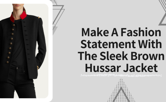 Make A Fashion Statement With The Sleek Brown Hussar Jacket