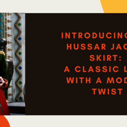 Introducing the Hussar Jacket Skirt A Classic Look with a Modern Twist