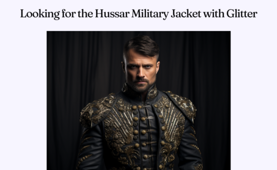 Looking for the Hussar Military Jacket with Glitter